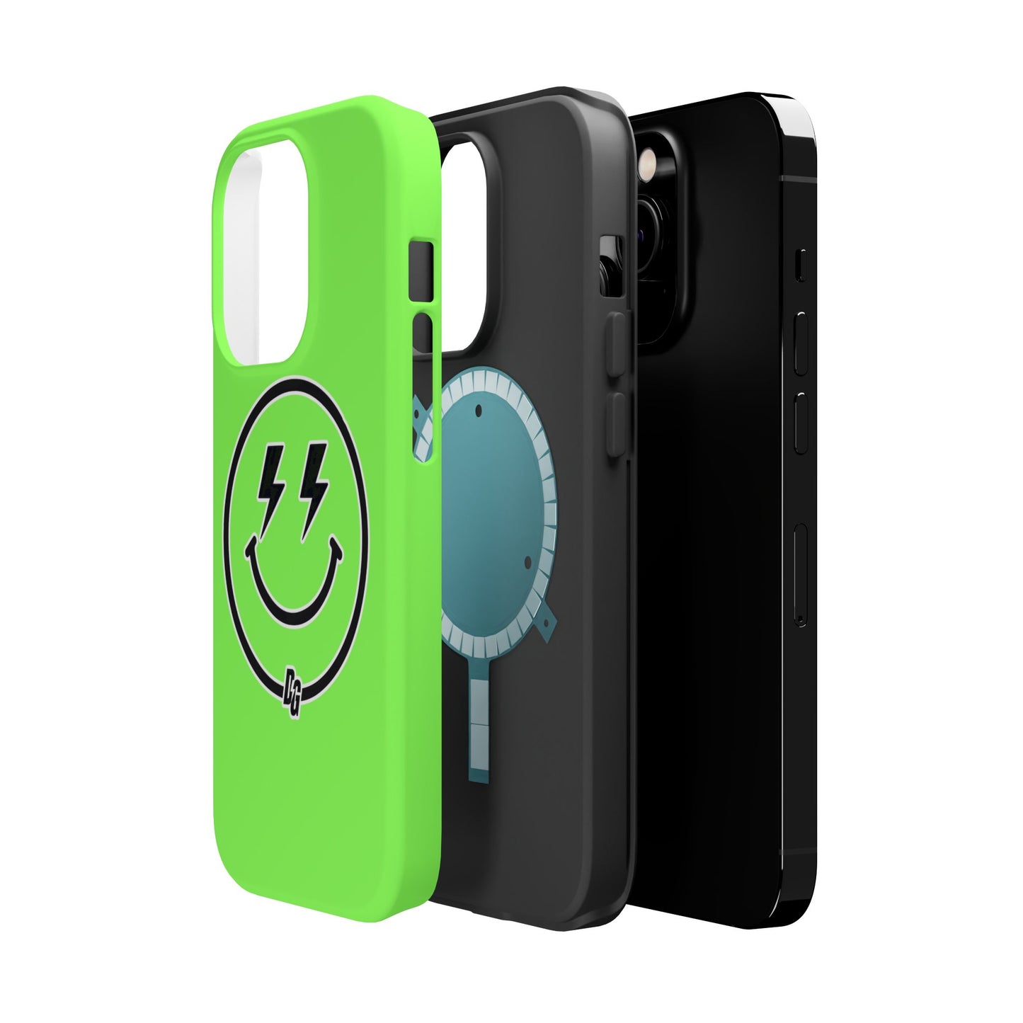 Desert Girl Smiley - LIME GREEN Tough Magnetic Cases