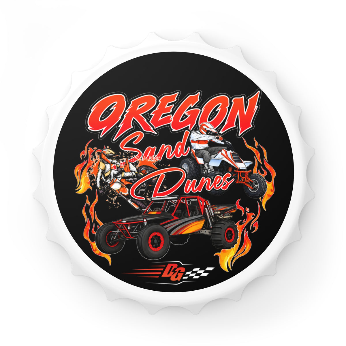Oregon Dunes Throwback Cap Bottle Opener