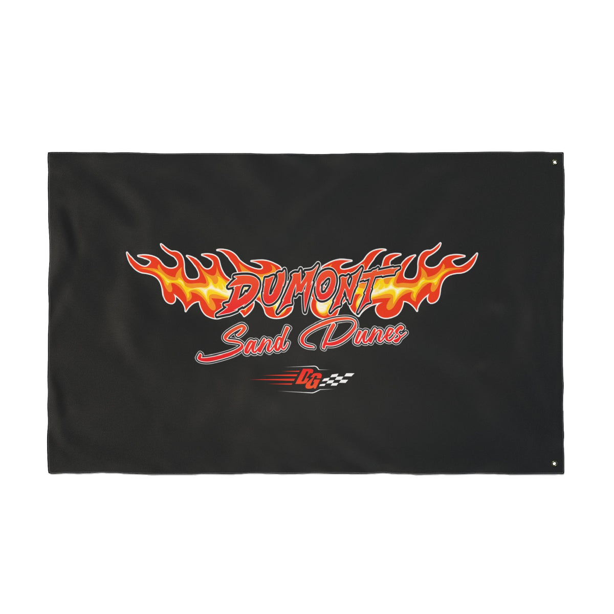 Dumont Dunes Throwback Double Sided Flag