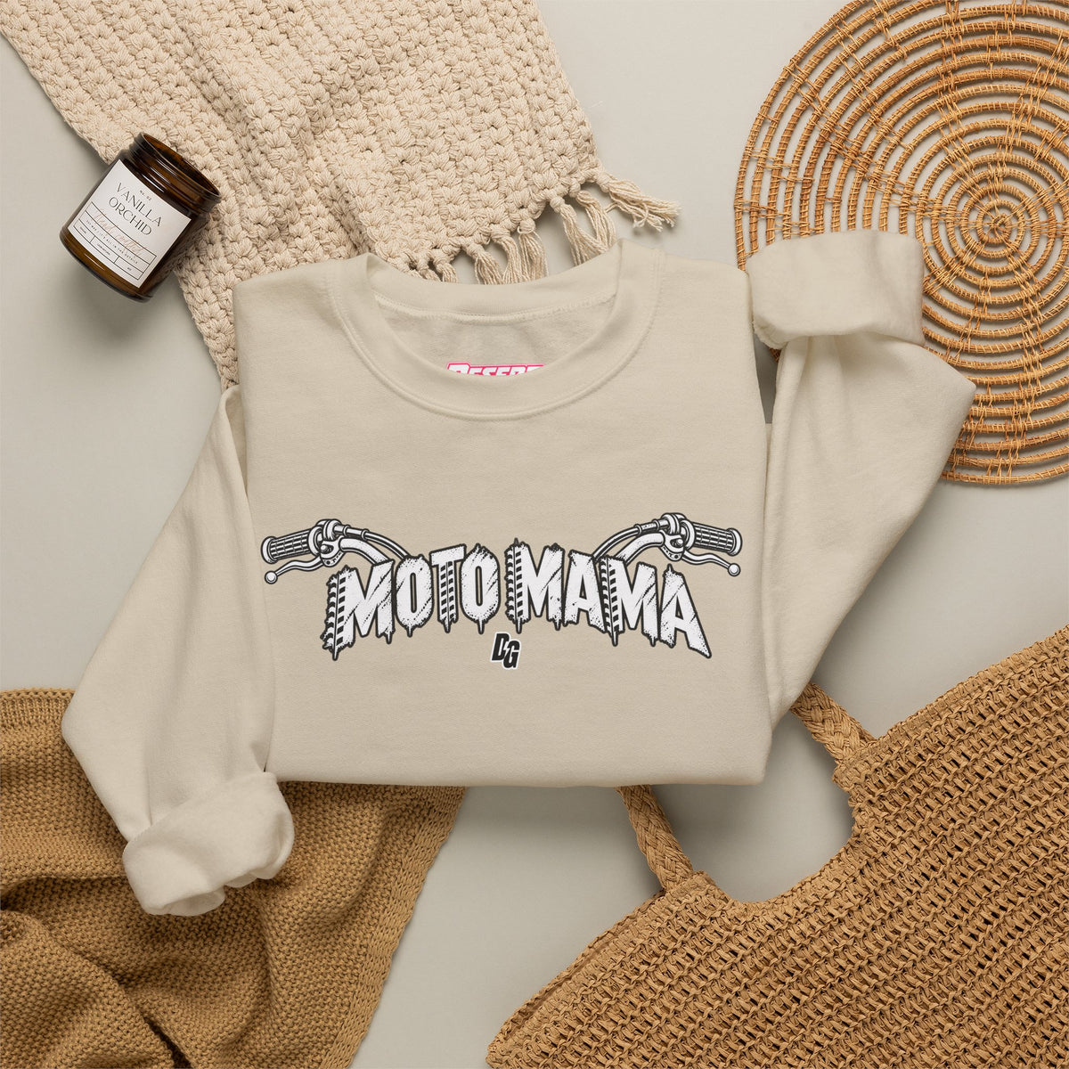 Moto Mama Full Throttle Crewneck
