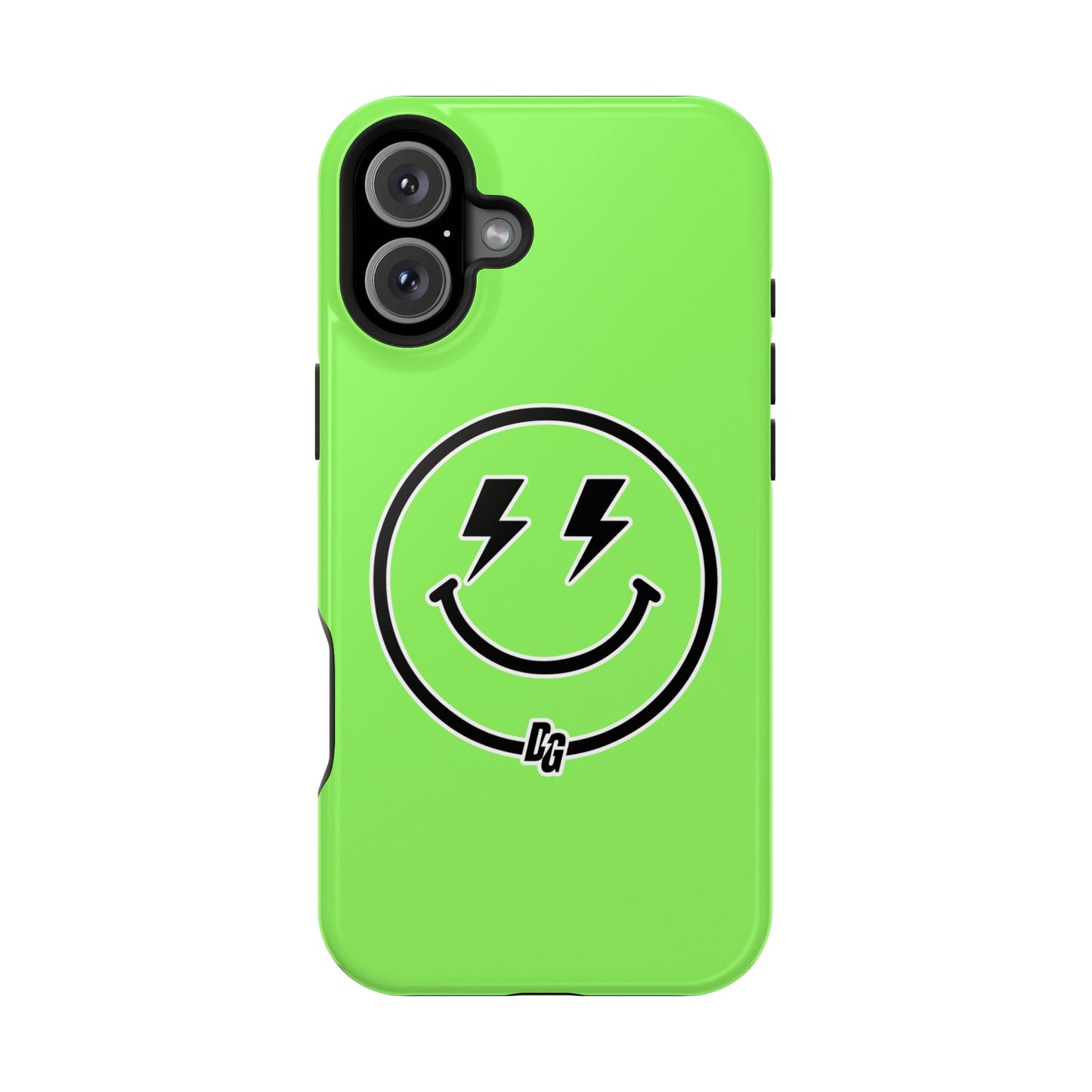 Desert Girl Smiley - LIME GREEN Tough Magnetic Cases