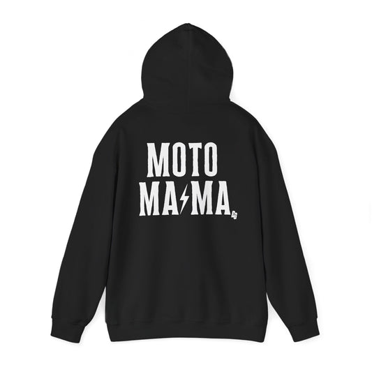 MOTO MAMA - HOODIE - WHITE