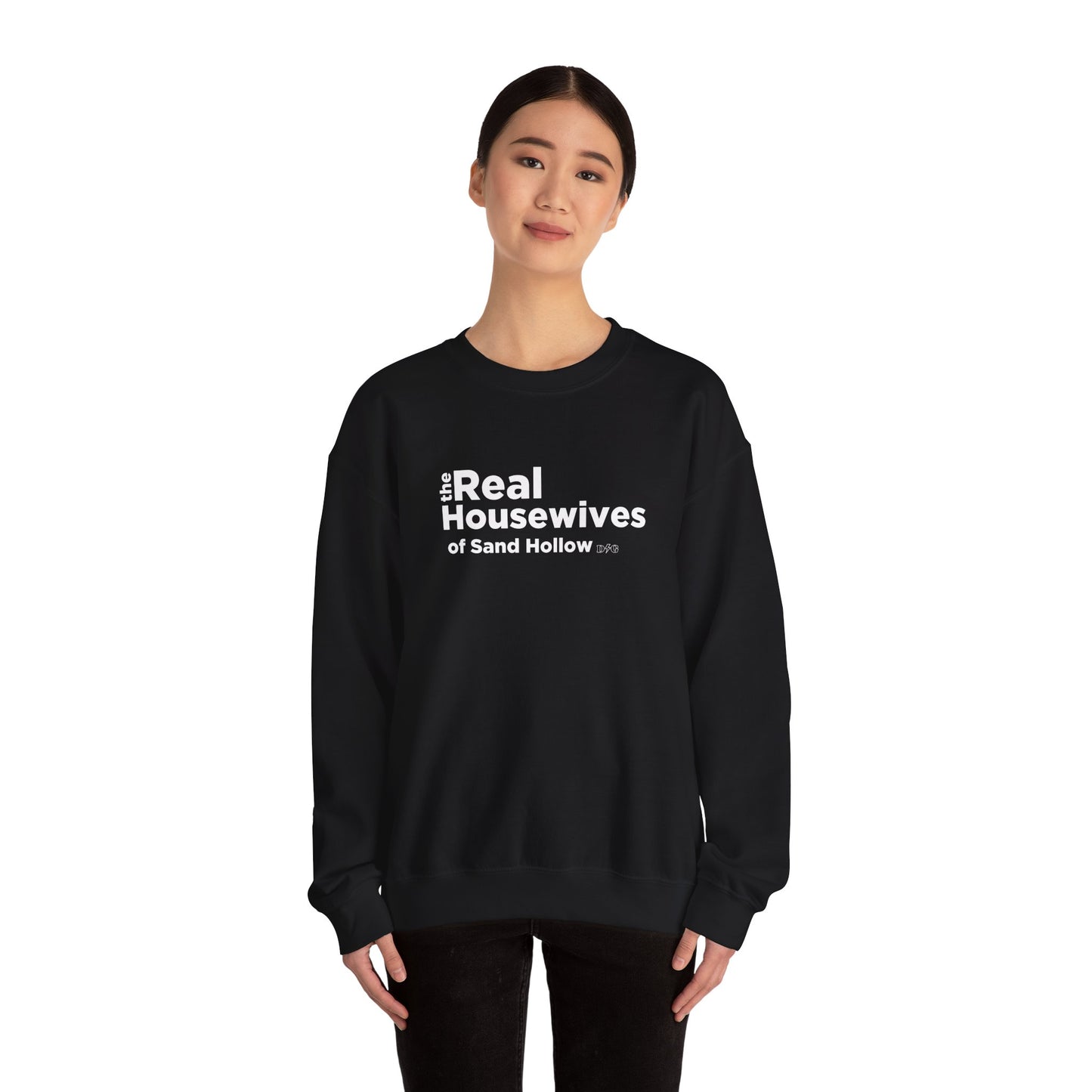 Real Housewives Crewneck - Sand Hollow