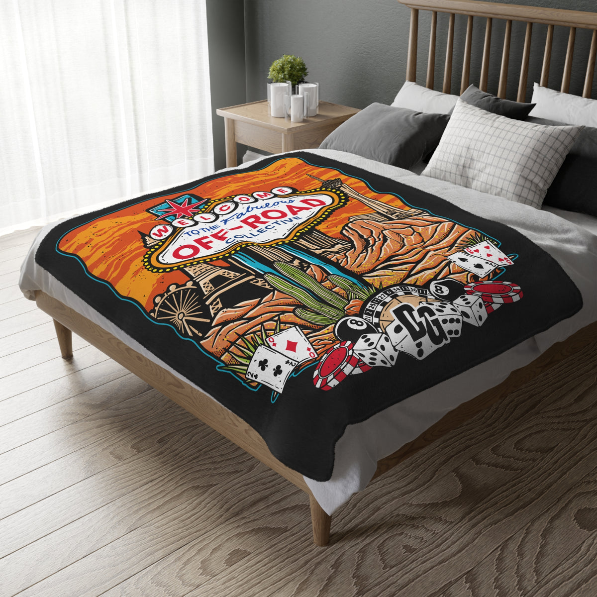 DESERTGIRL Welcome to the ORC Fuzzy Blanket ( Double Sided )