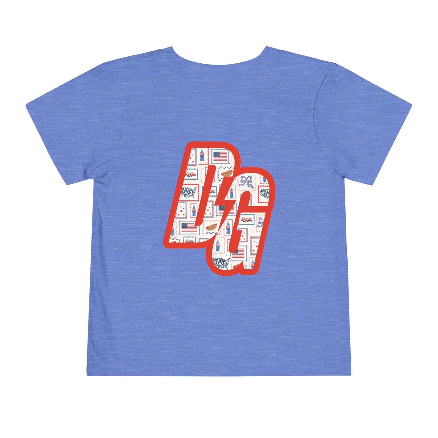 Toddler Postcard USA DG Short Sleeve Tee