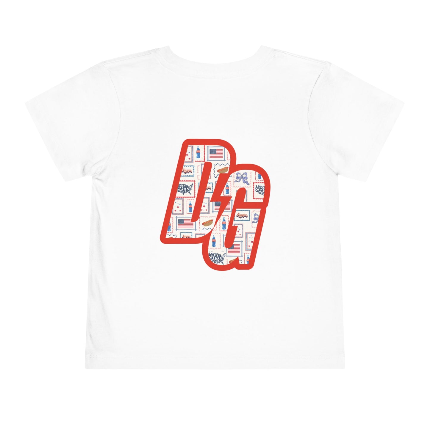 Toddler Postcard USA DG Short Sleeve Tee