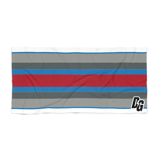 Desert Girl Stripes Beach Towel