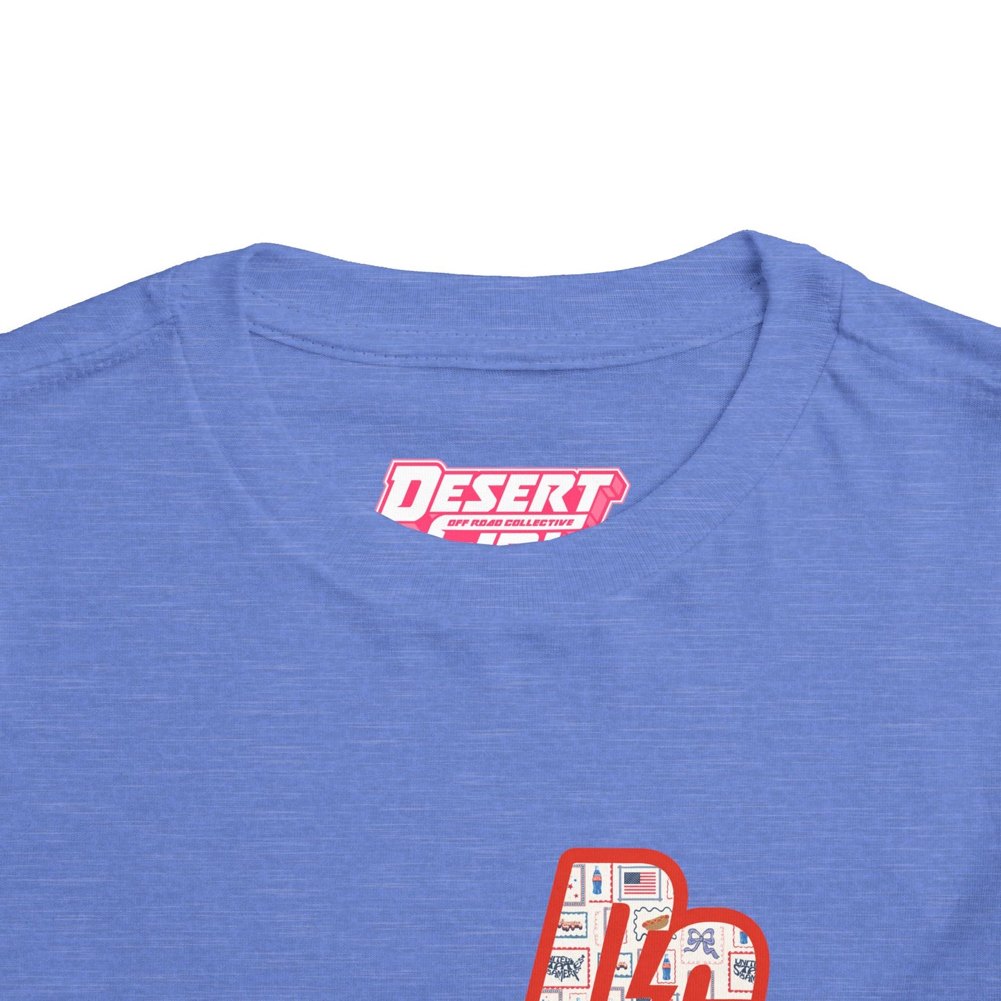 Toddler Postcard USA DG Short Sleeve Tee