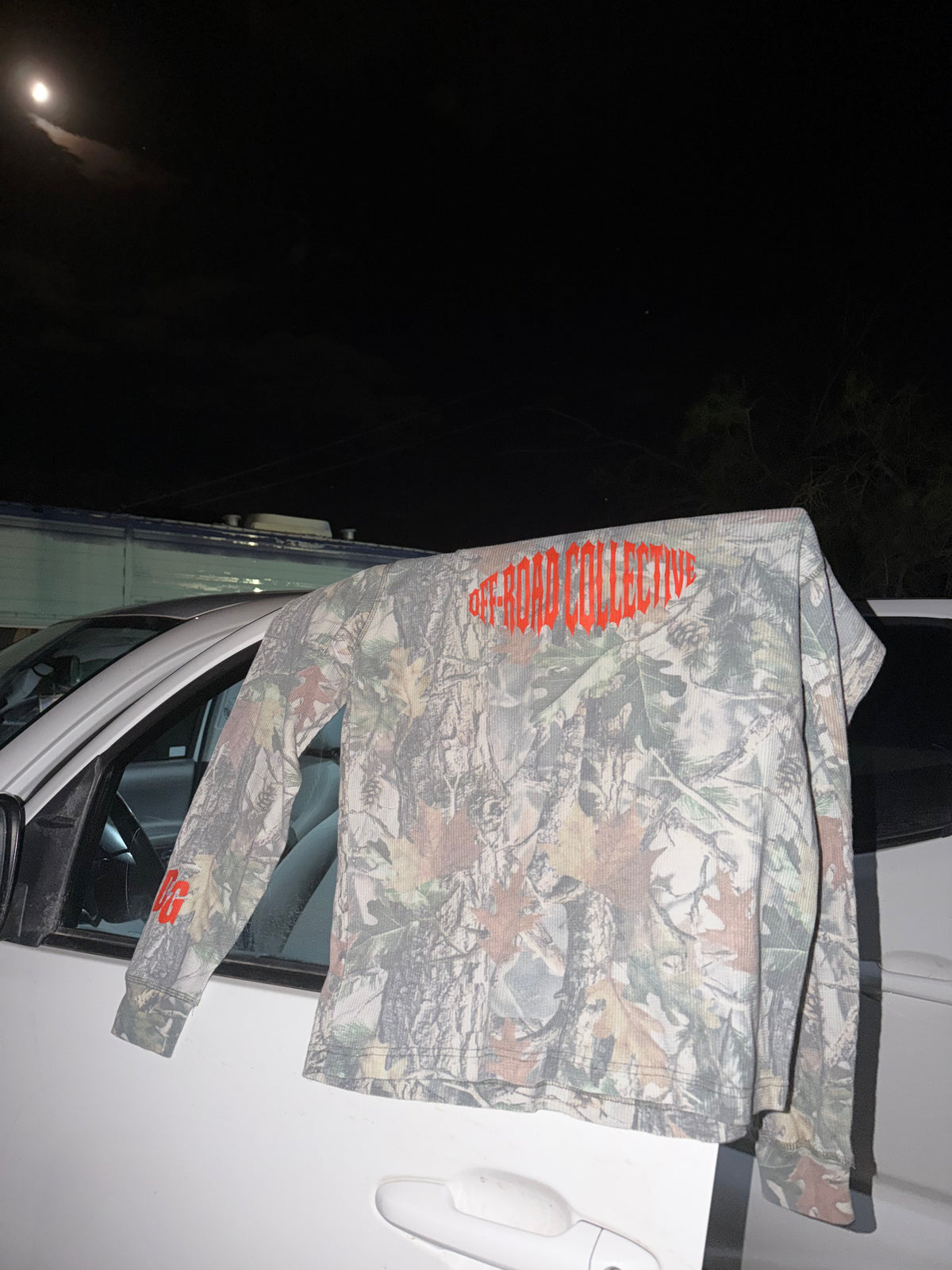 Off-Road Collective Metal Wrap Camo Waffle Knit Long Sleeve