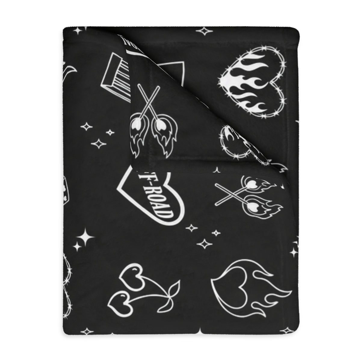 DESERTGIRL Off-Road Tattoo Fuzzy Blanket ( Double Sided )
