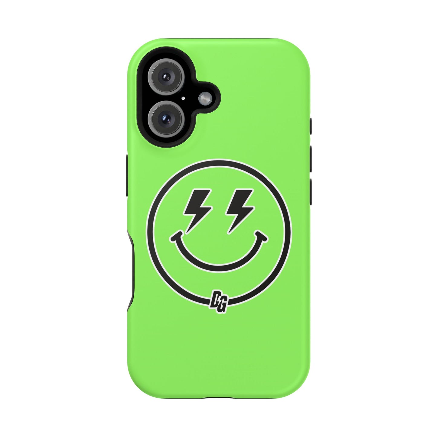 Desert Girl Smiley - LIME GREEN Tough Magnetic Cases