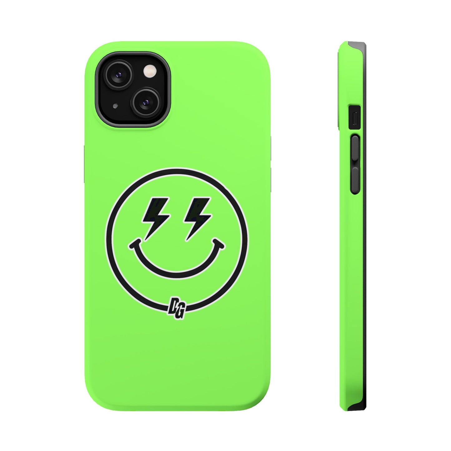 Desert Girl Smiley - LIME GREEN Tough Magnetic Cases