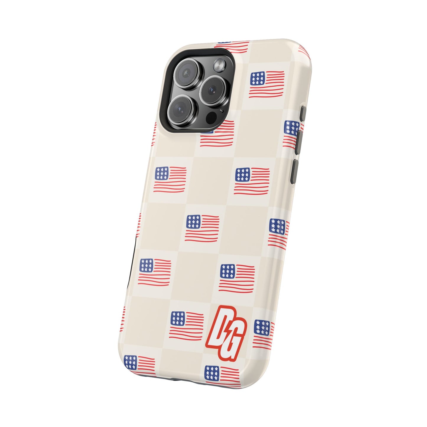 Checkered USA Tough Magnetic Cases