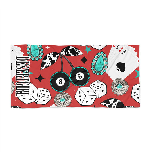 Red West DG Beach Towel