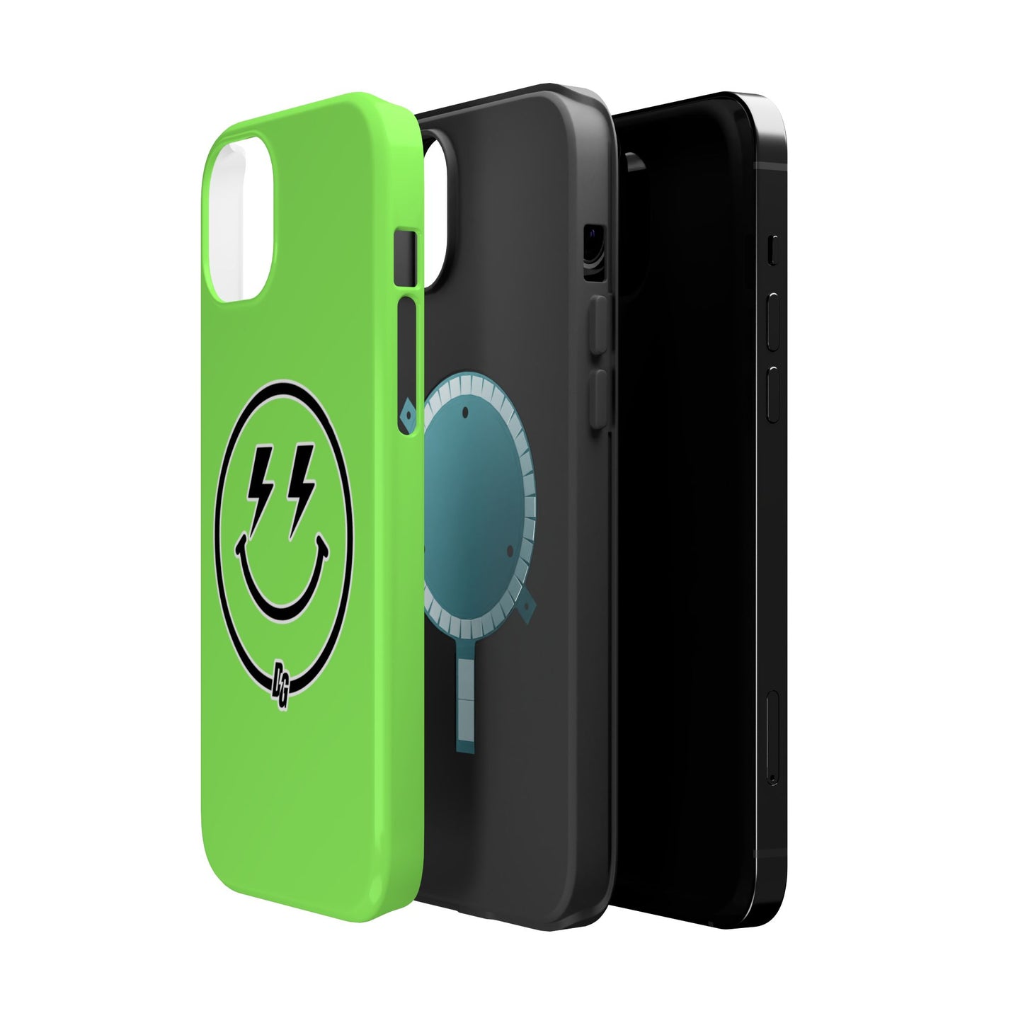 Desert Girl Smiley - LIME GREEN Tough Magnetic Cases
