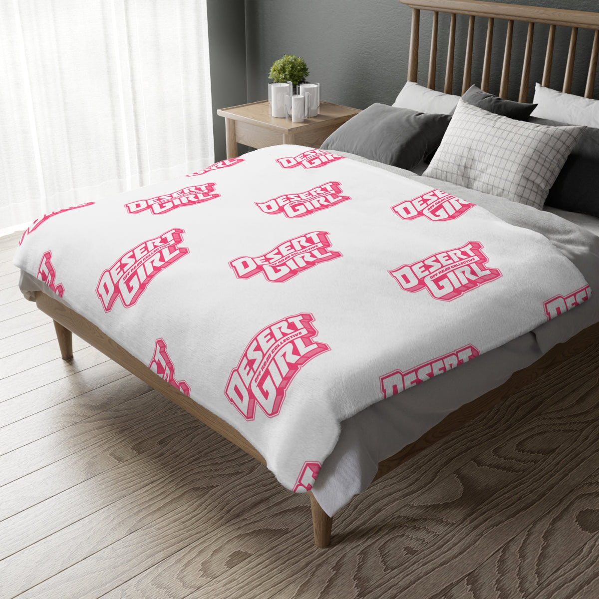 Desert Girl Off-Road Collective Fuzzy Blanket ( Double Sided )
