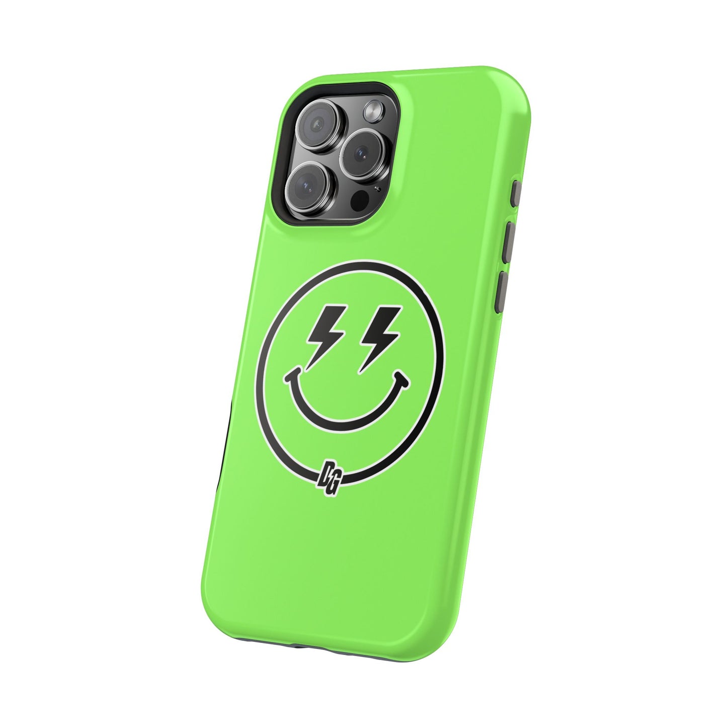 Desert Girl Smiley - LIME GREEN Tough Magnetic Cases