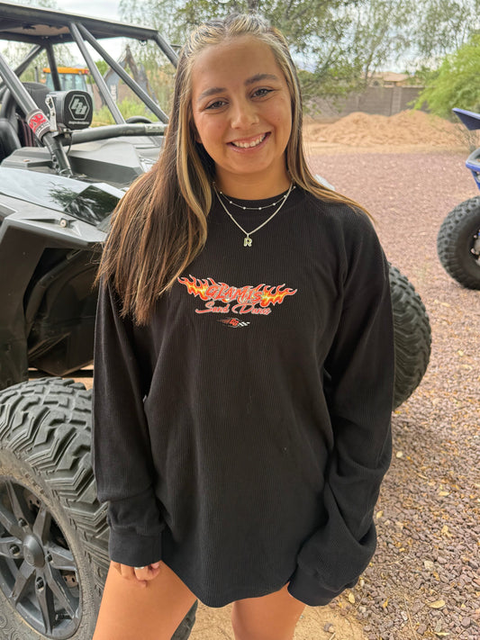 Glamis Dunes Throwback Waffle Knit L/S - Desert Girl