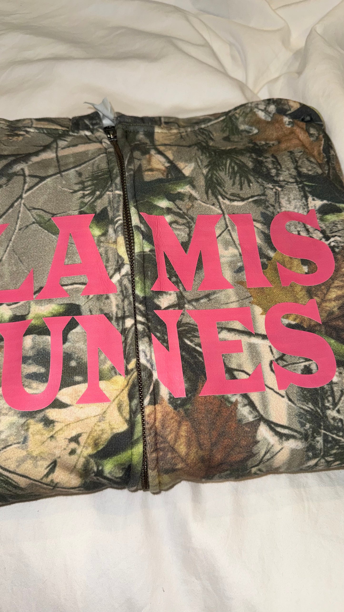 GLAMIS Camo Zip Up - Misprint