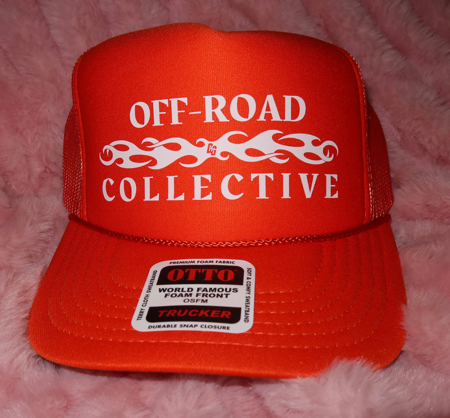 ORC Flames Desert Girl Foam Trucker Hat