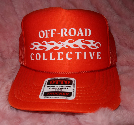 ORC Flames Desert Girl Foam Trucker Hat