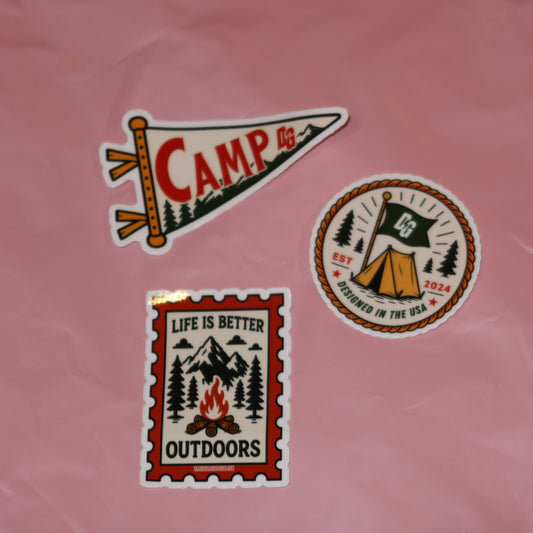 CAMP DG STICKER PACKS