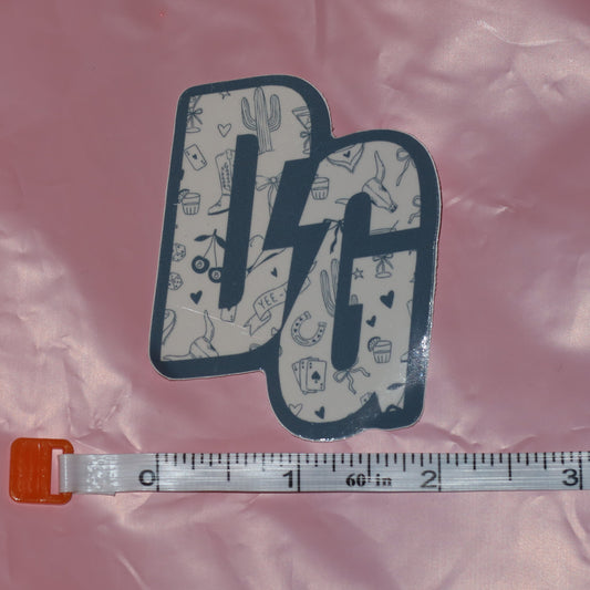 DG Cowgirl Blues Sticker