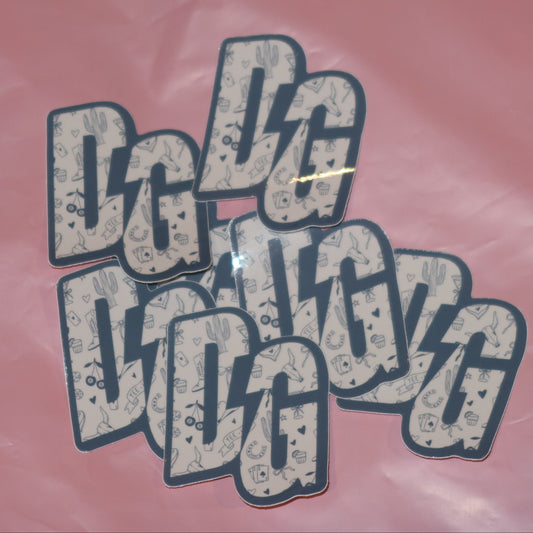 DG Cowgirl Blues Sticker