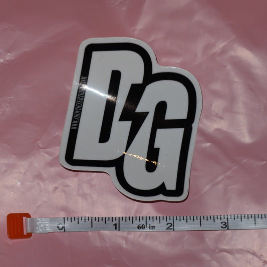 DG B&W Sticker