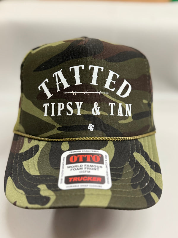 TATTED TIPSY TAN Trucker