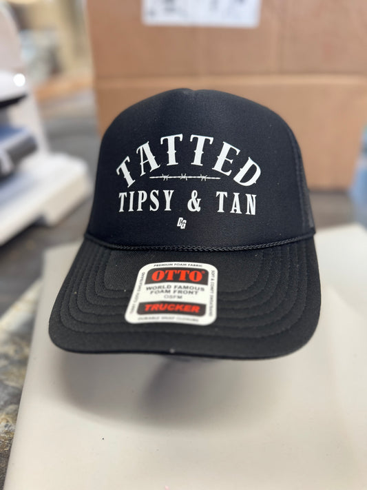 TATTED TIPSY TAN Trucker