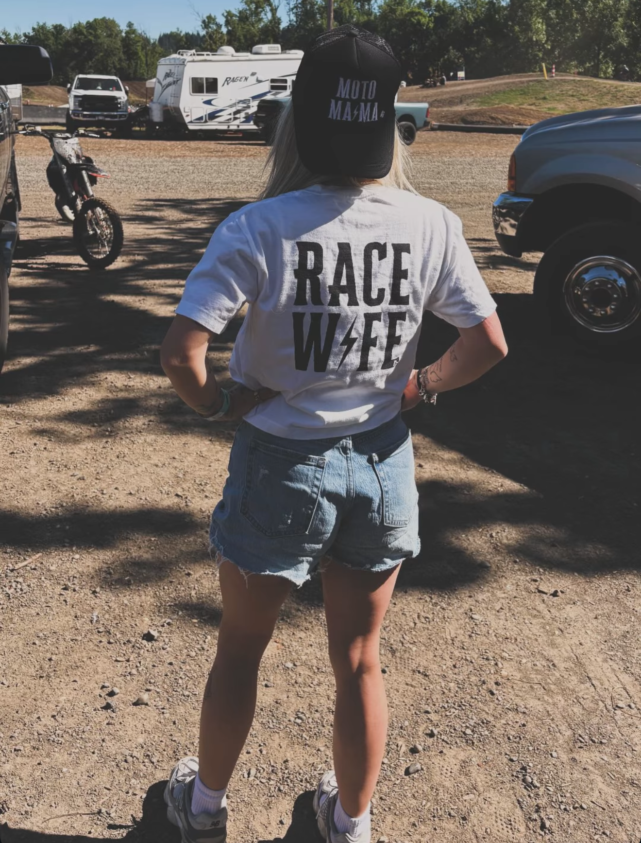 Race Wife boxy tee