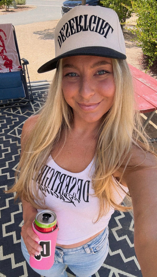 DESERT GIRL Upside Down Canvas Trucker Hat