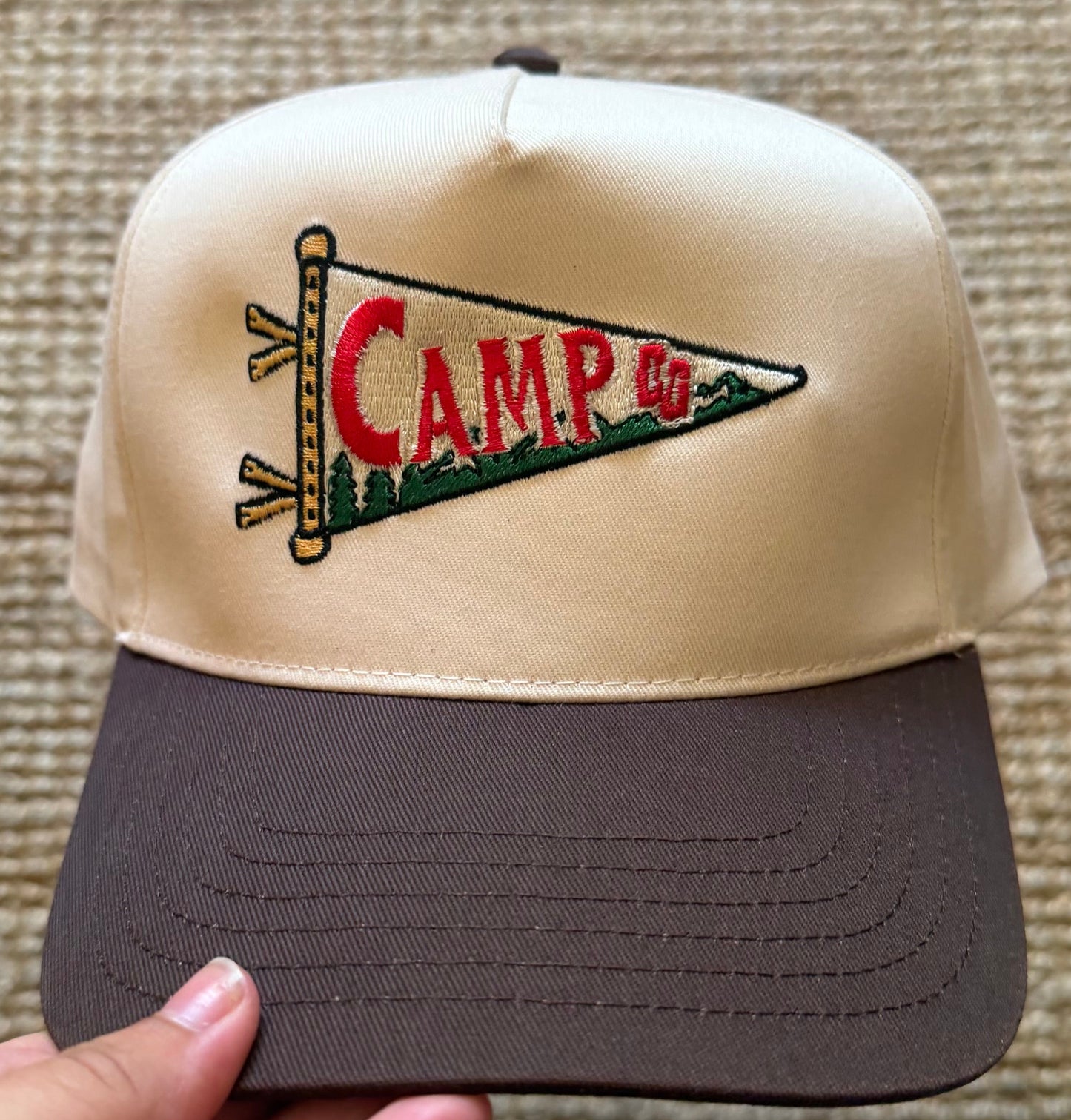 Camp DG Flag - Canvas Trucker Hat