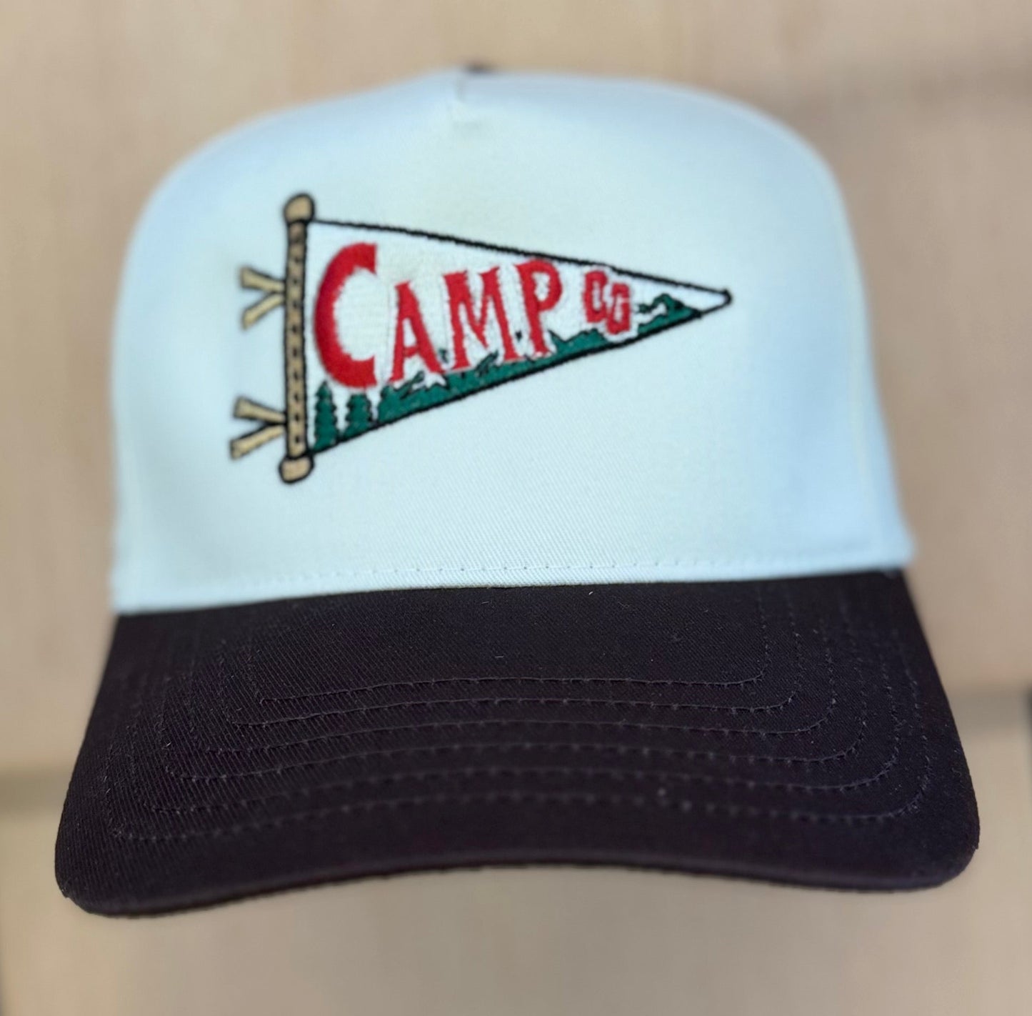 Camp DG Flag - Canvas Trucker Hat