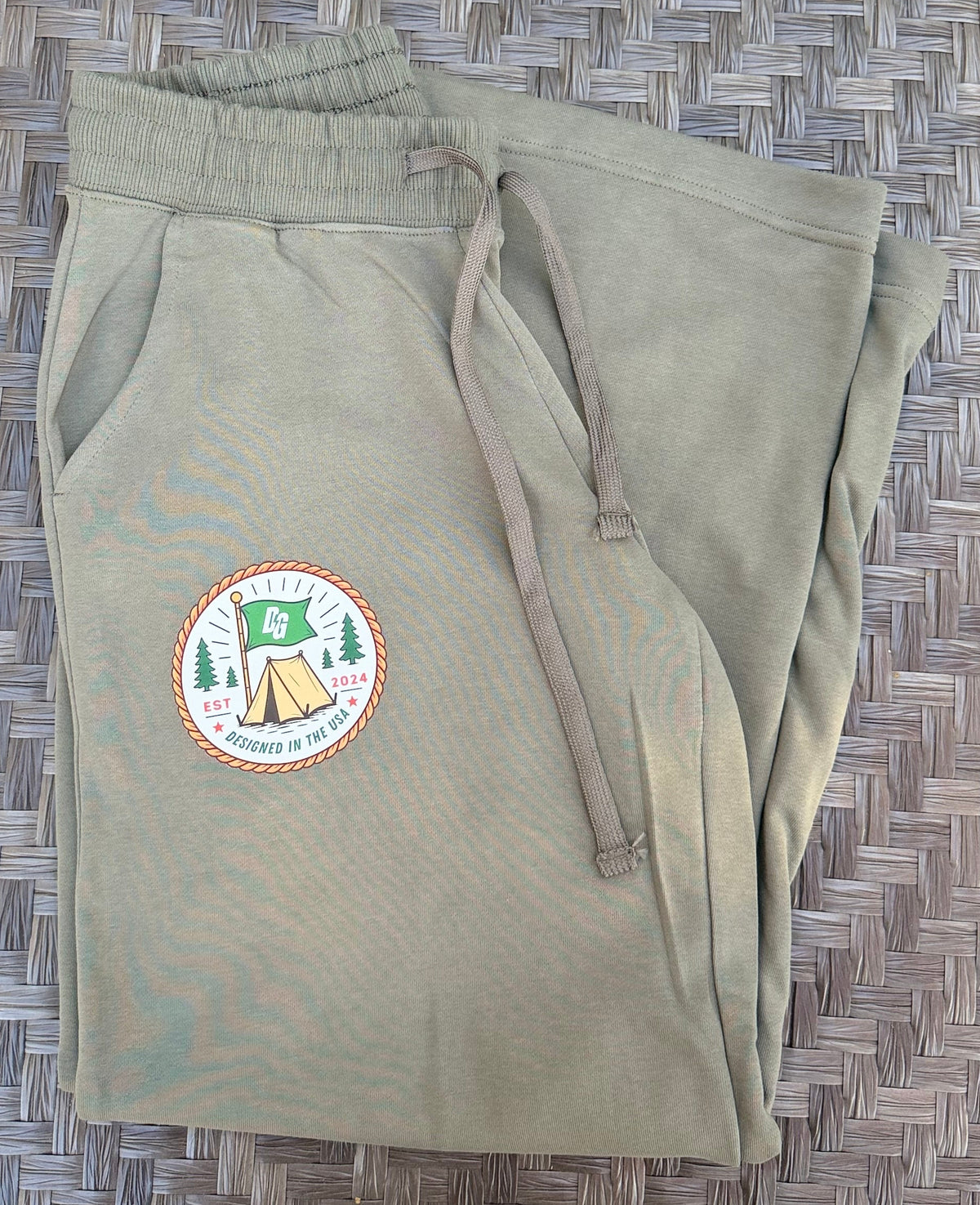 Desert Girl Camping Patch Sweatpants