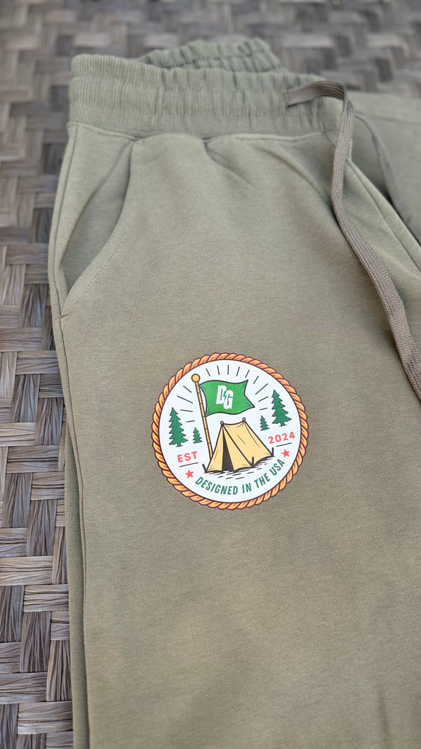 Desert Girl Camping Patch Sweatpants