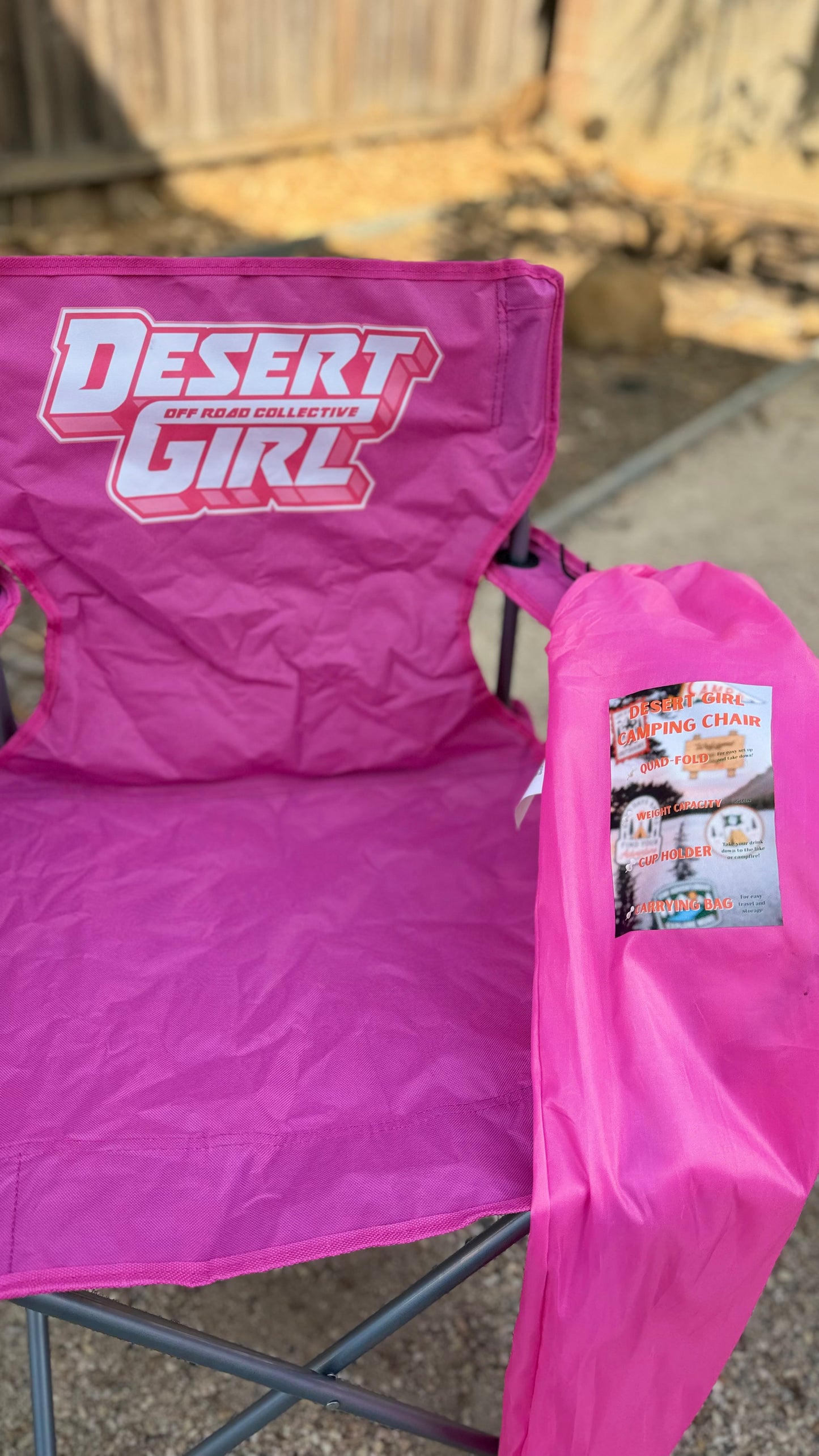 Desert Girl Camping Chair