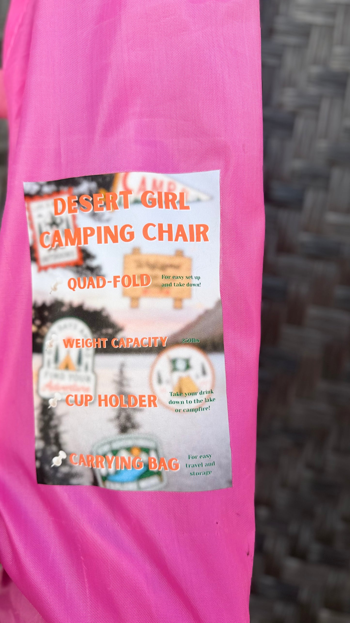Desert Girl Camping Chair