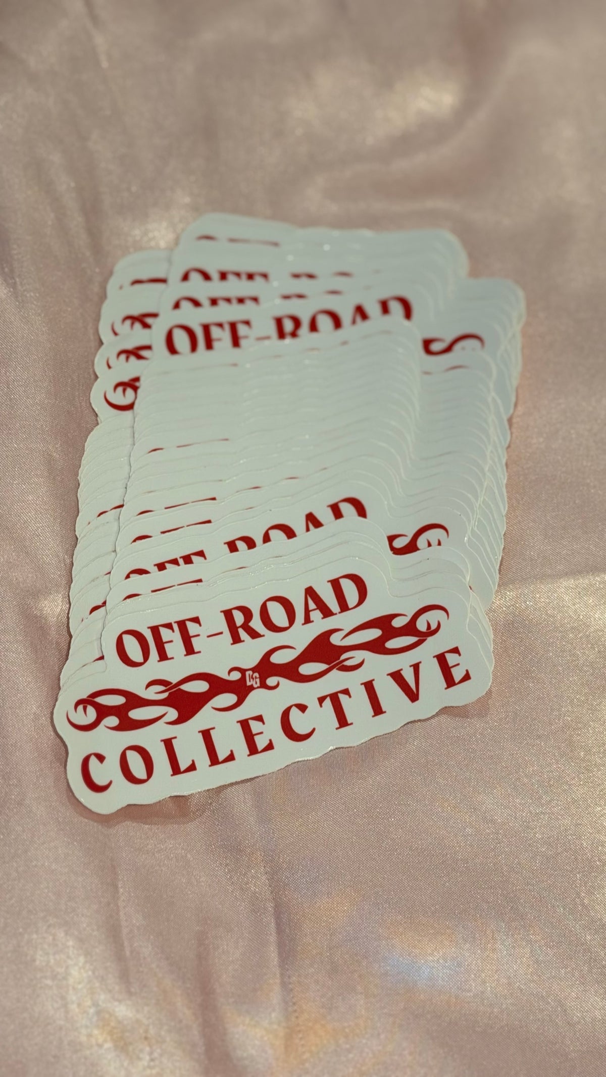 Off-Road Collective Flame Red Sticker