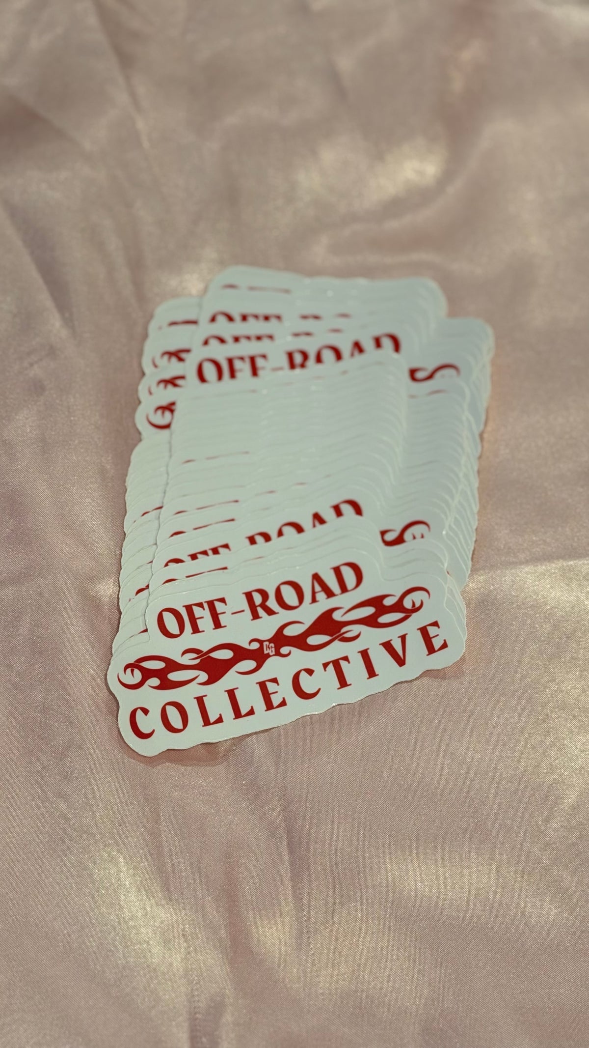 Off-Road Collective Flame Red Sticker