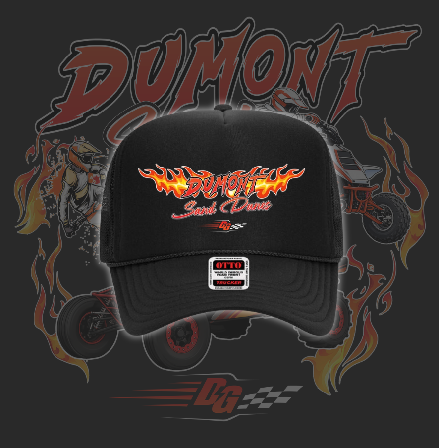 Dumont Dunes Throwback Foam Trucker Hat