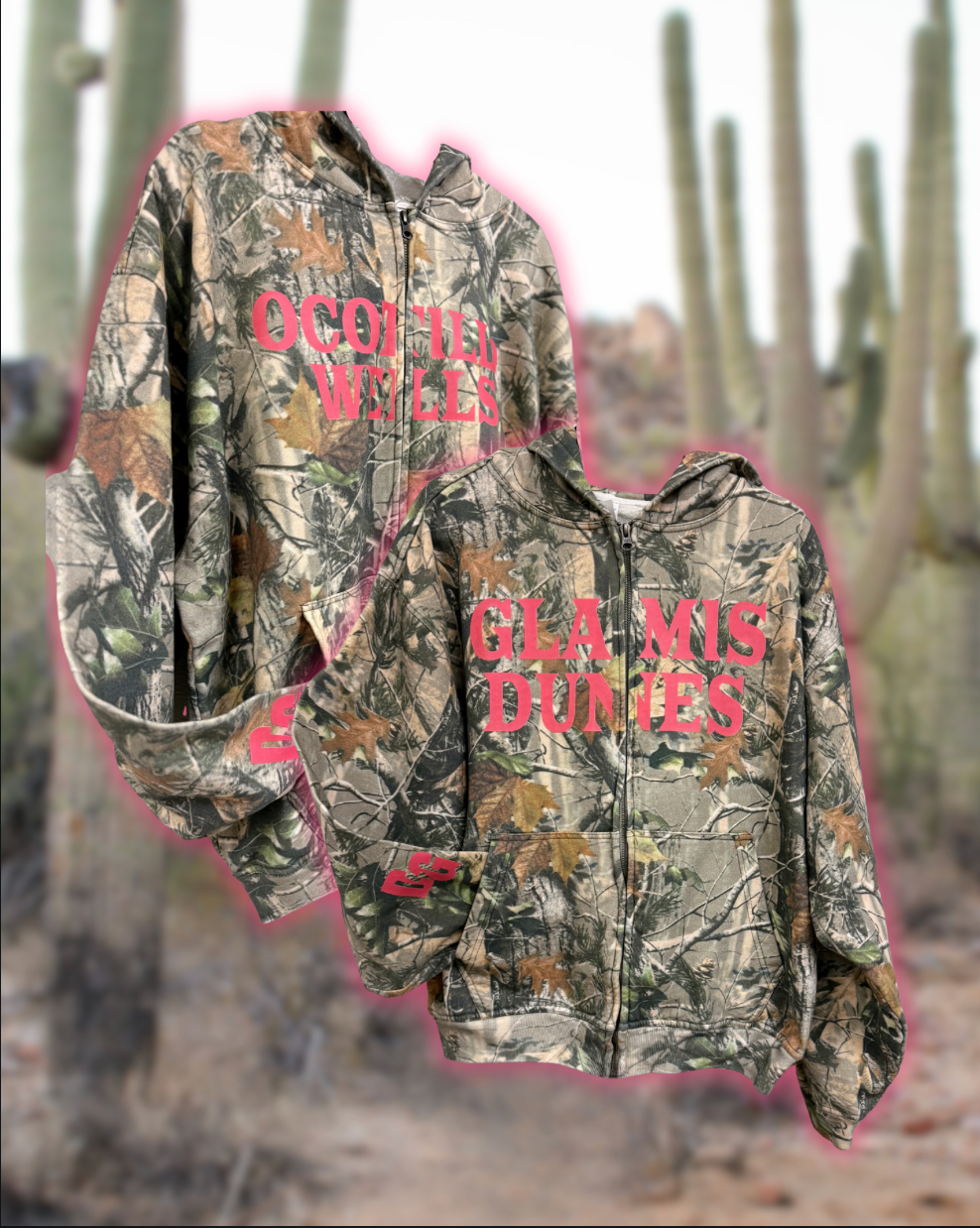 GLAMIS Camo Zip Up - Misprint