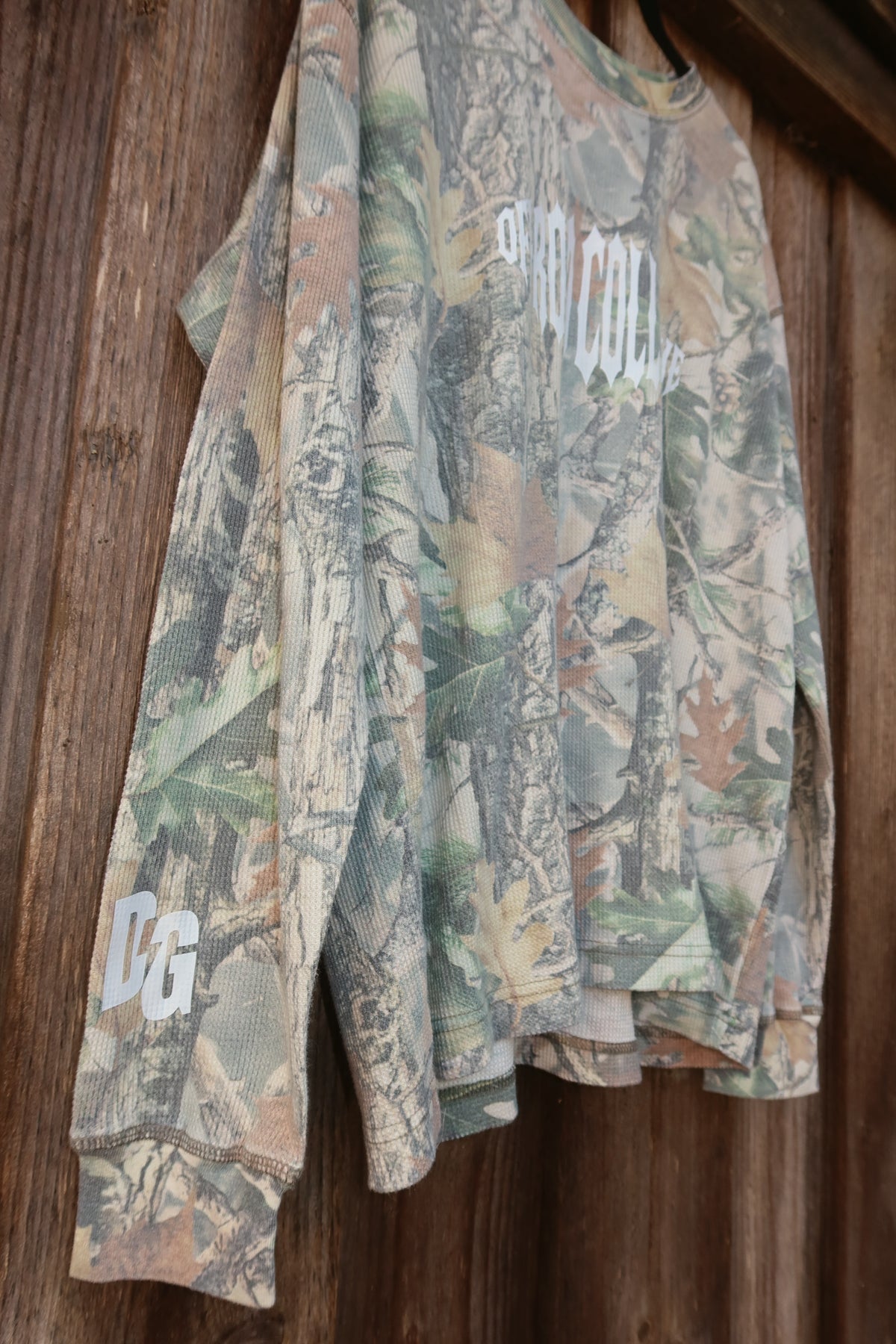 Off-Road Collective Metal Wrap Camo Waffle Knit Long Sleeve