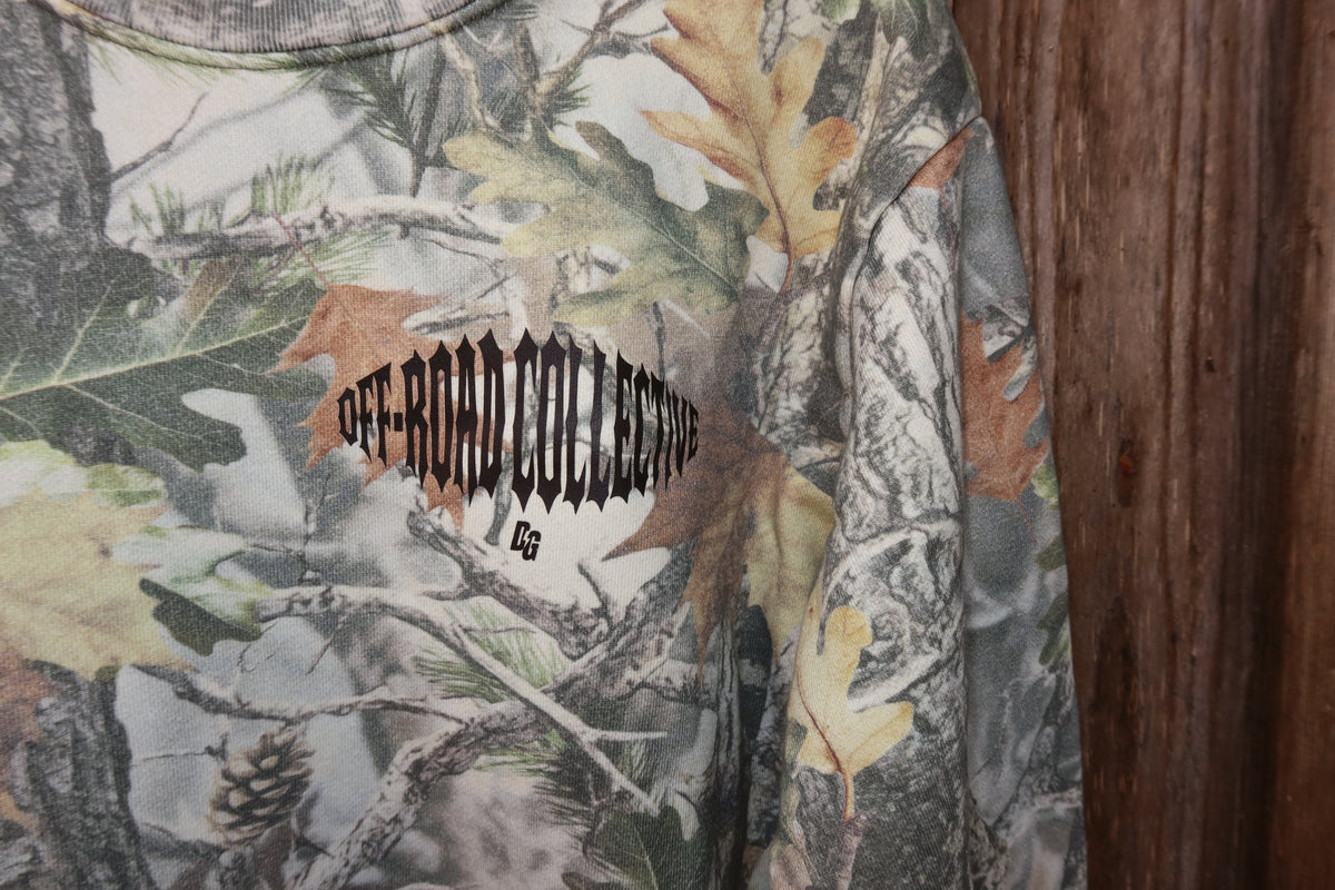 Off-Road Collective Metal Wrap Camo Crewneck