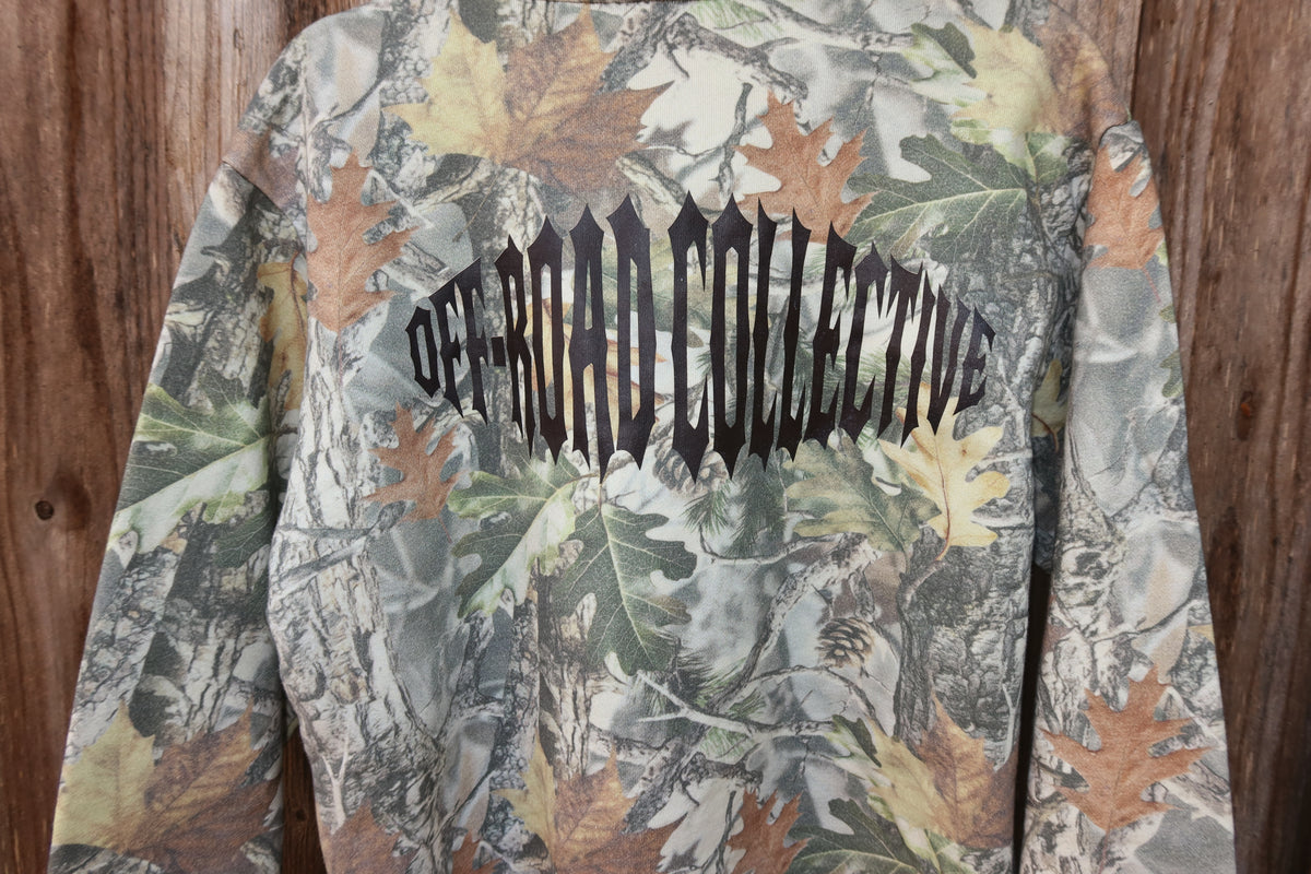 Off-Road Collective Metal Wrap Camo Crewneck