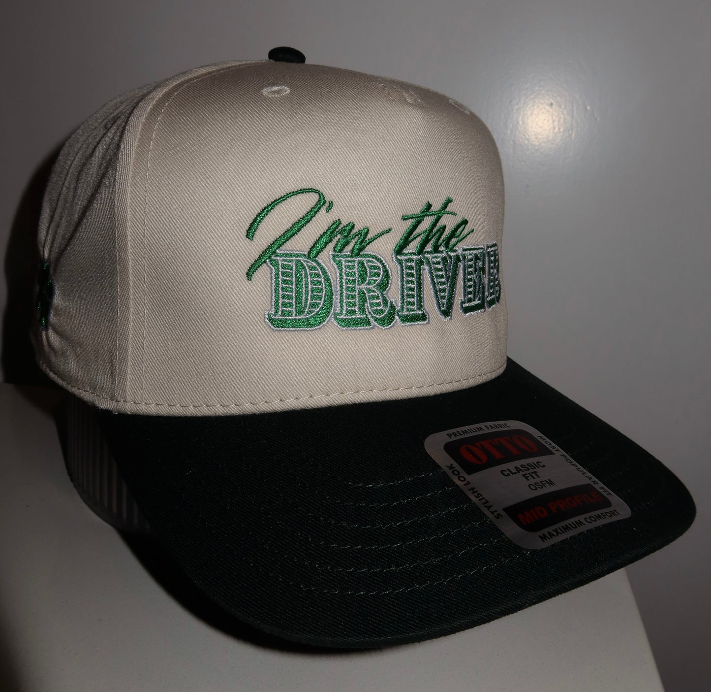 I'm The Driver - Canvas Trucker Hat GREEN