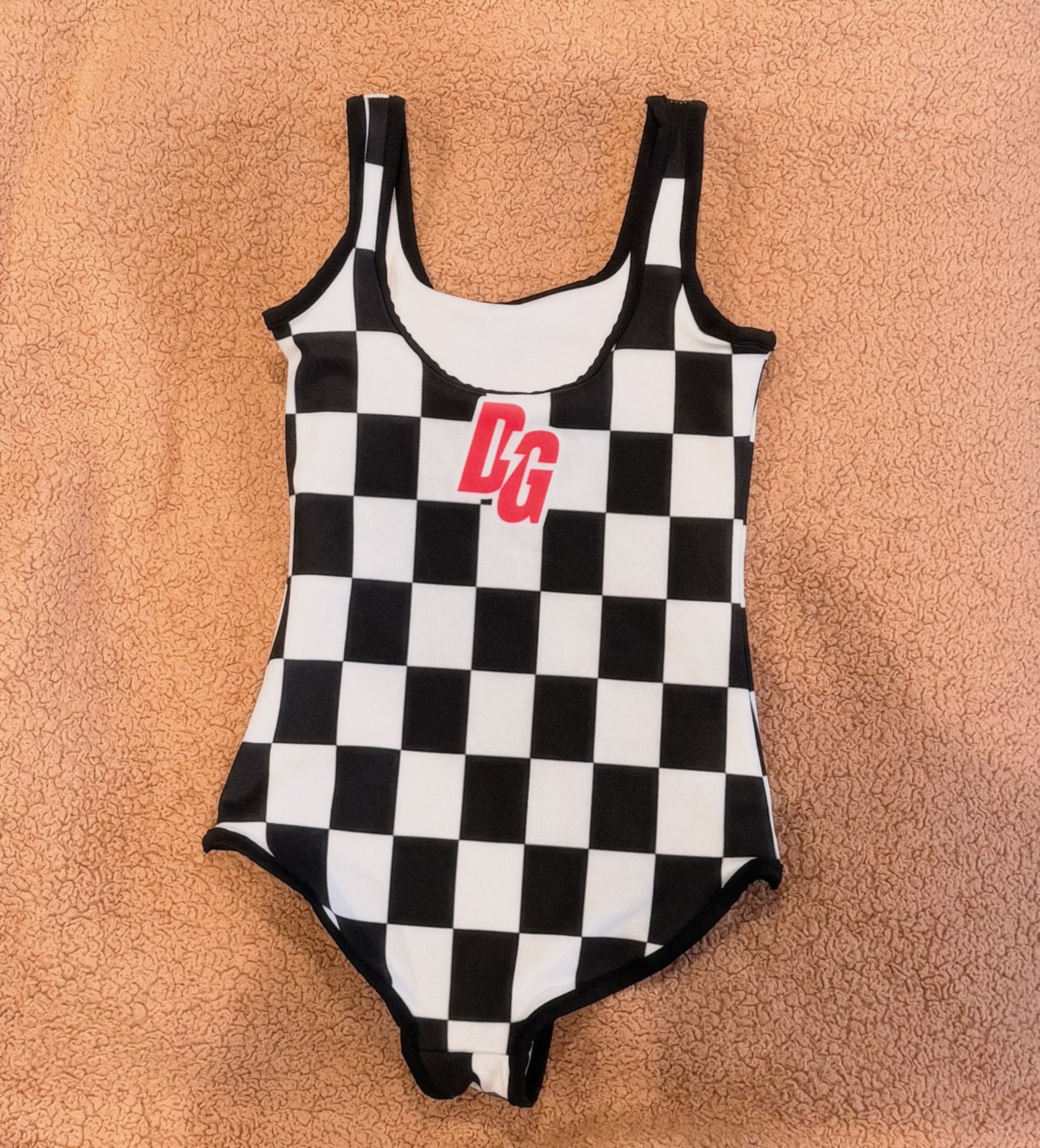 DG Checkered Kids Swimsuit