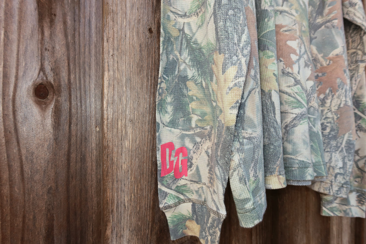 Off-Road Collective Metal Wrap Camo Waffle Knit Long Sleeve