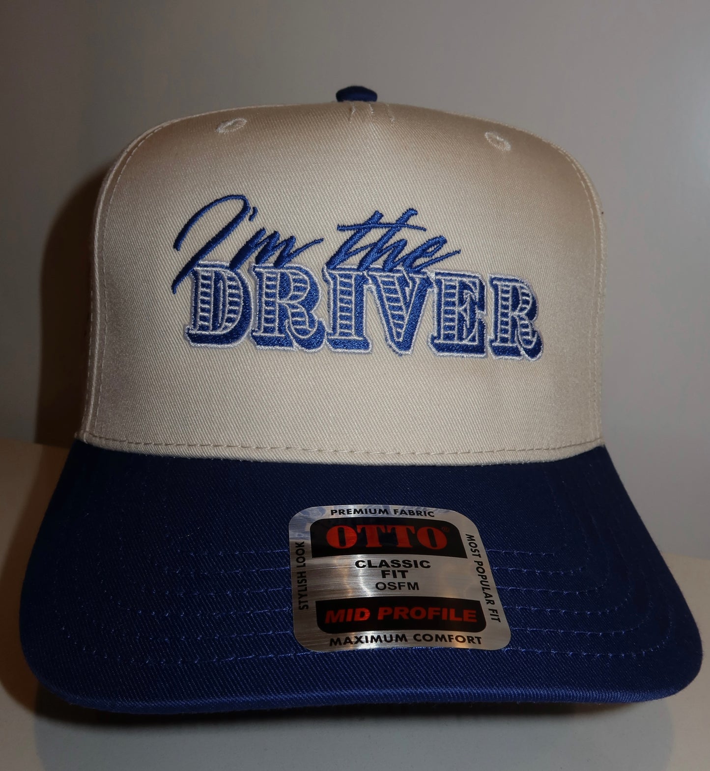 I'm The Driver - Canvas Trucker Hat BLUE
